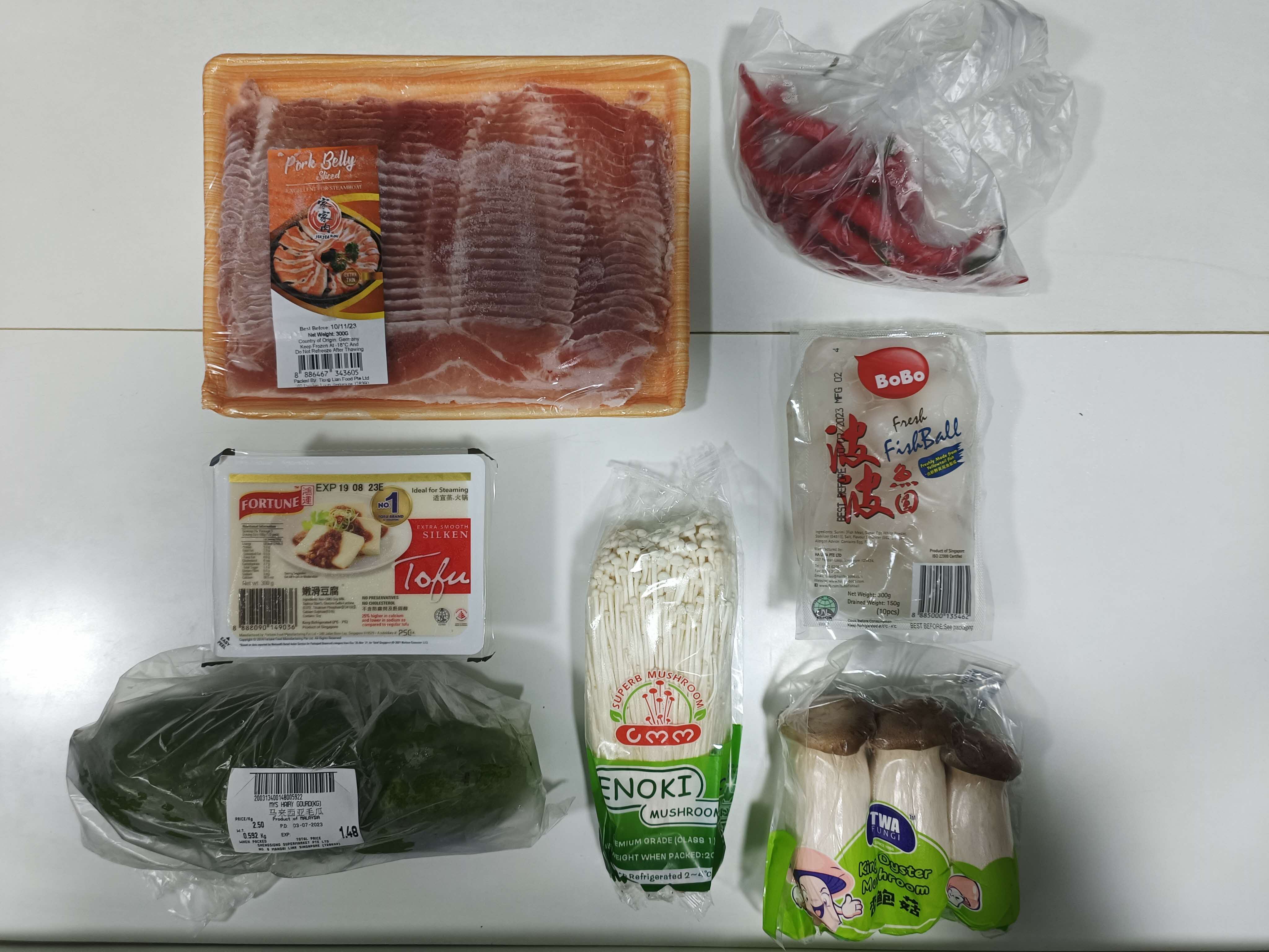 Daily Shop- Ingredients For Steamboat