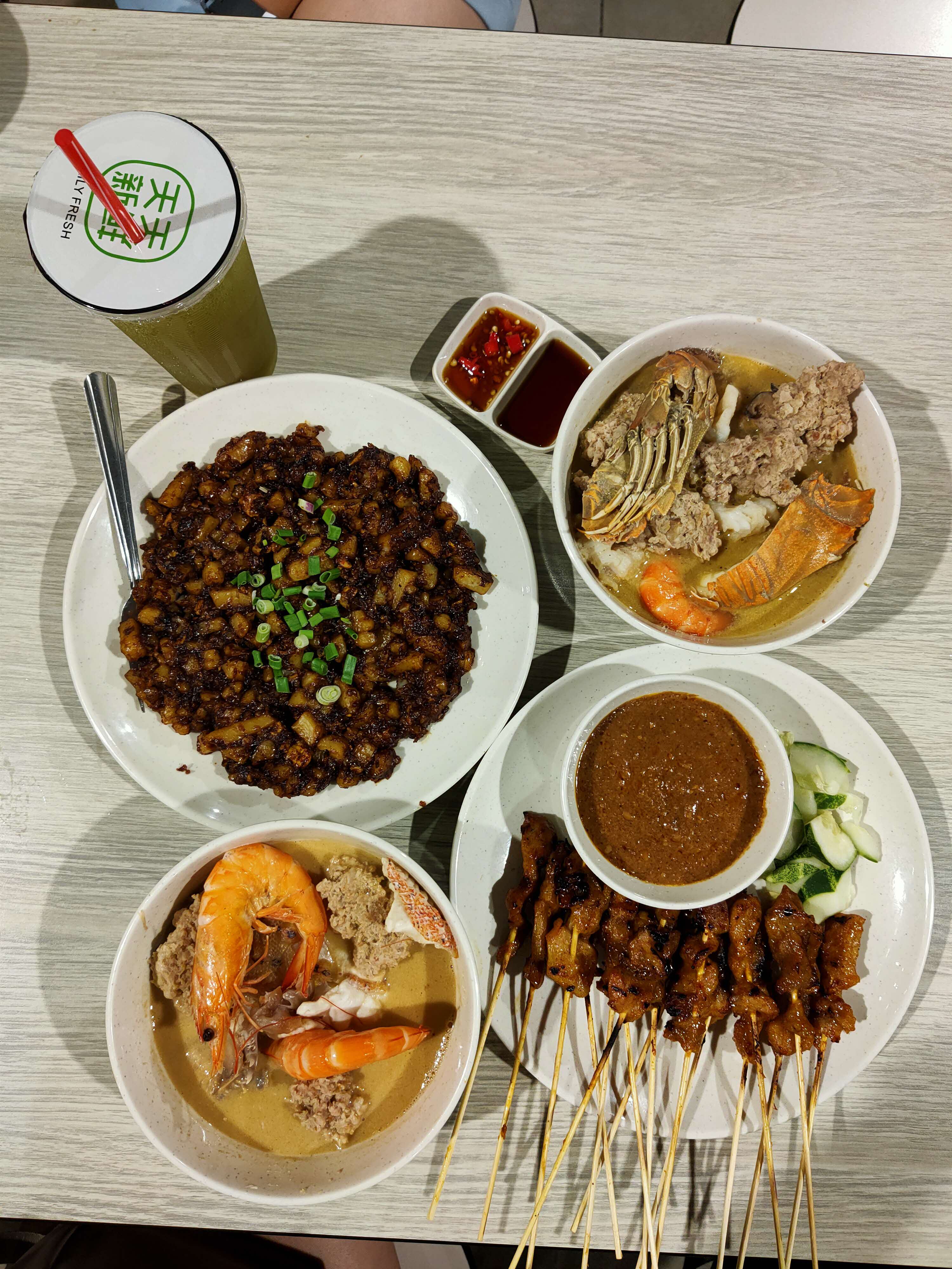 Dinner At Marsiling Hawker Centre For 4 Pax