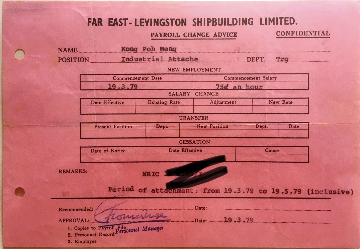 Industrial Attache At A Local Shipyard In 1979