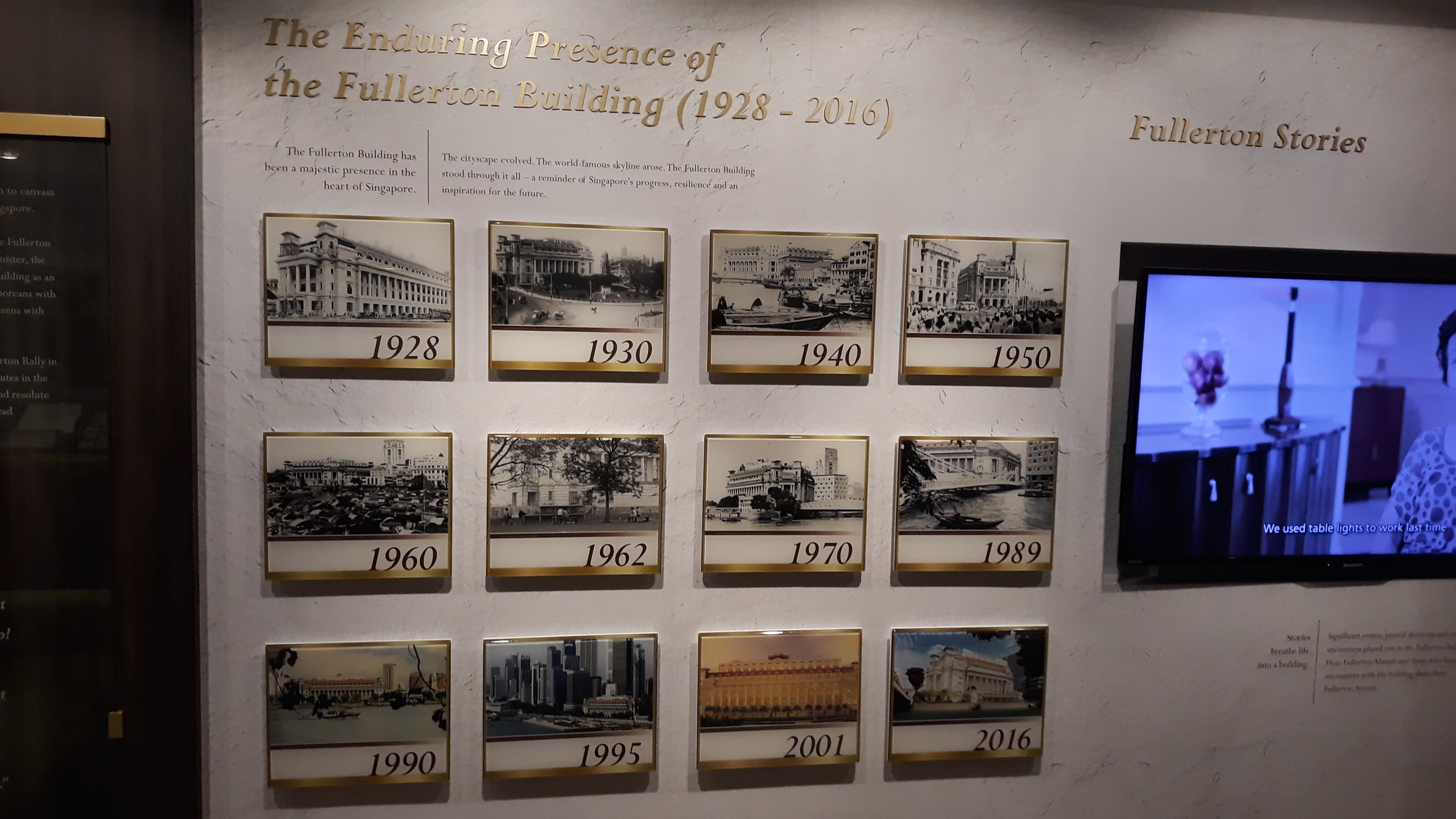Fullerton Hotel Heritage Gallery