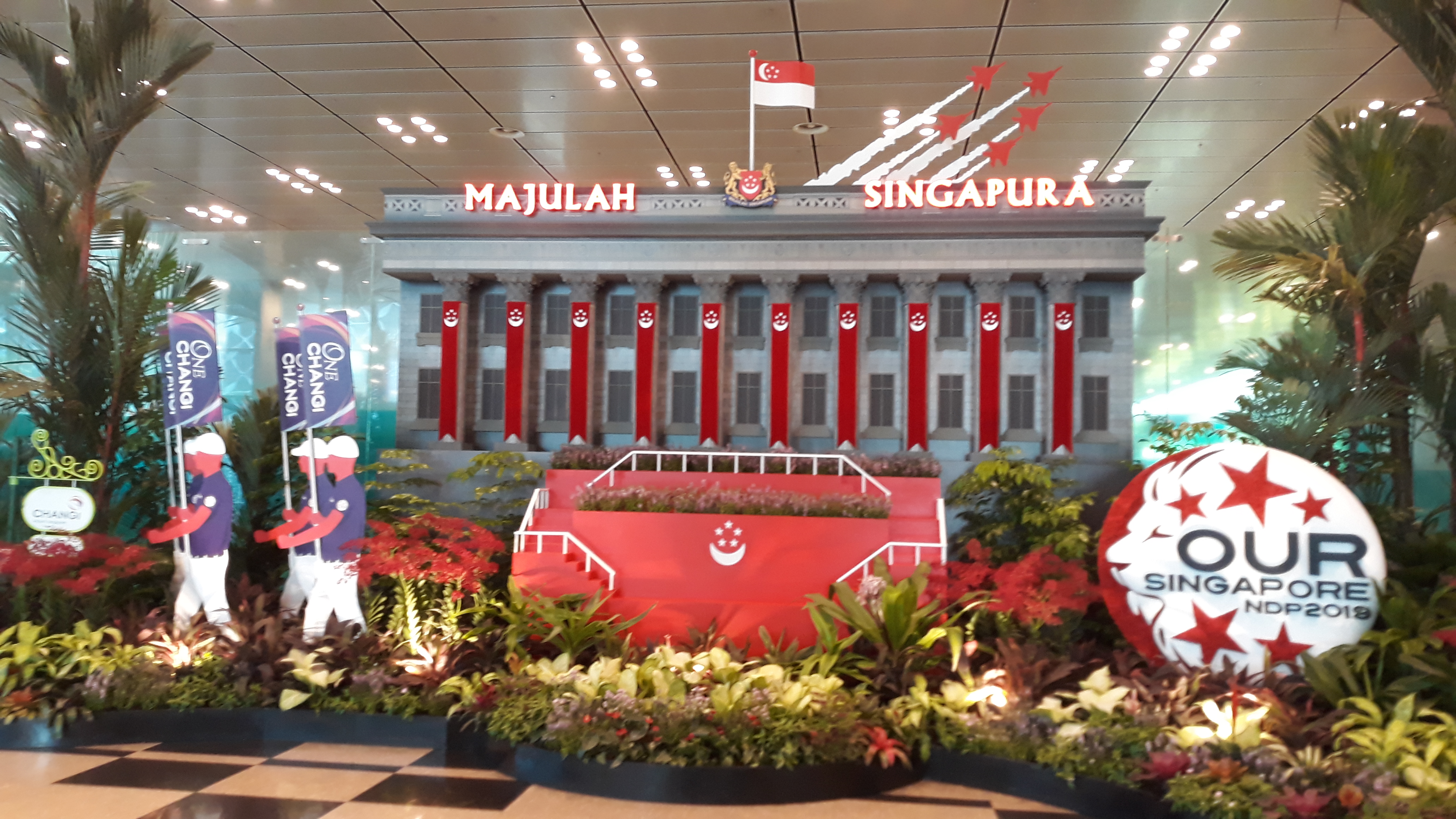 National Day Celebrations At Changi Airport