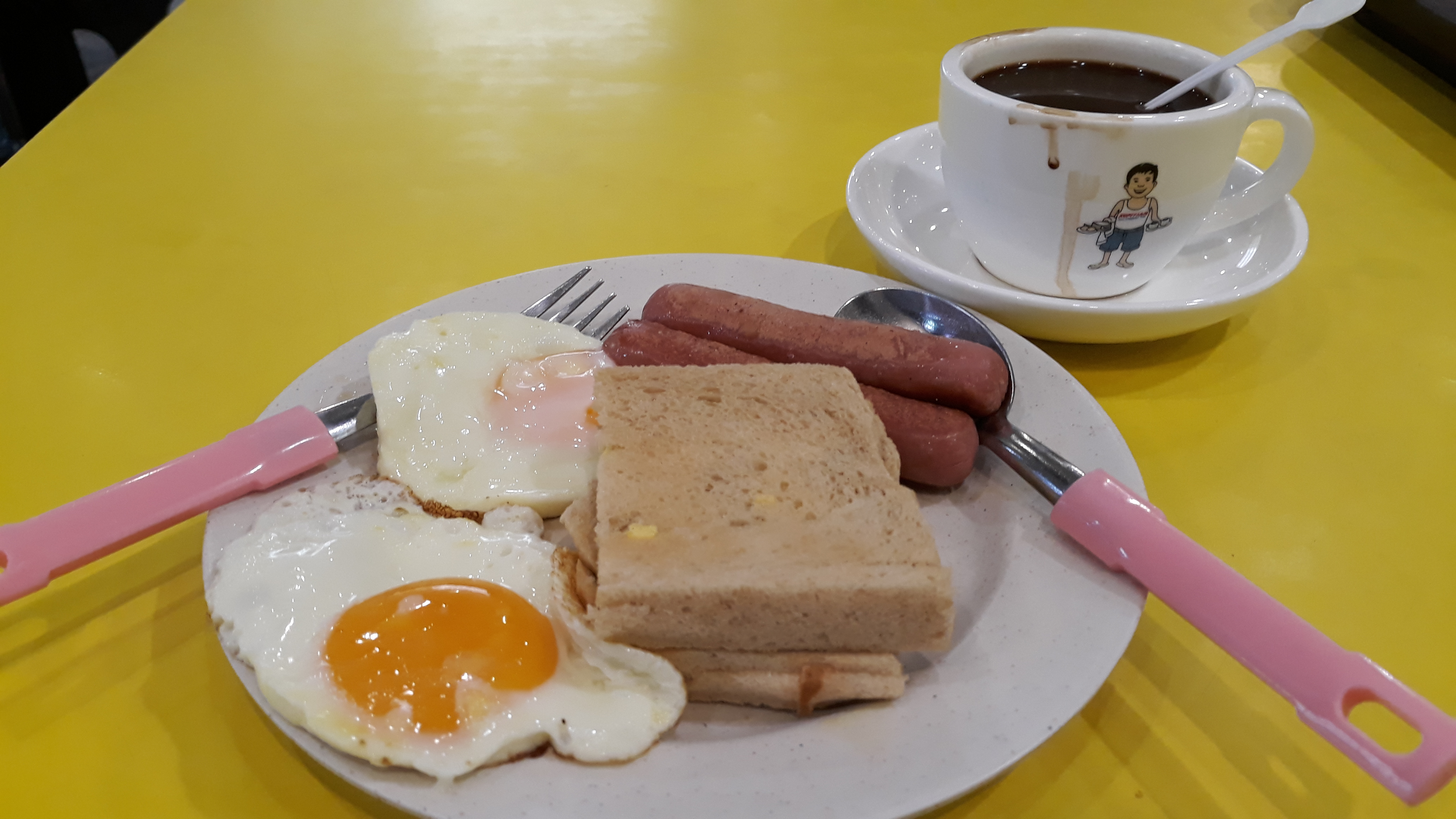 Breakfast Toast Set At Kopitiam