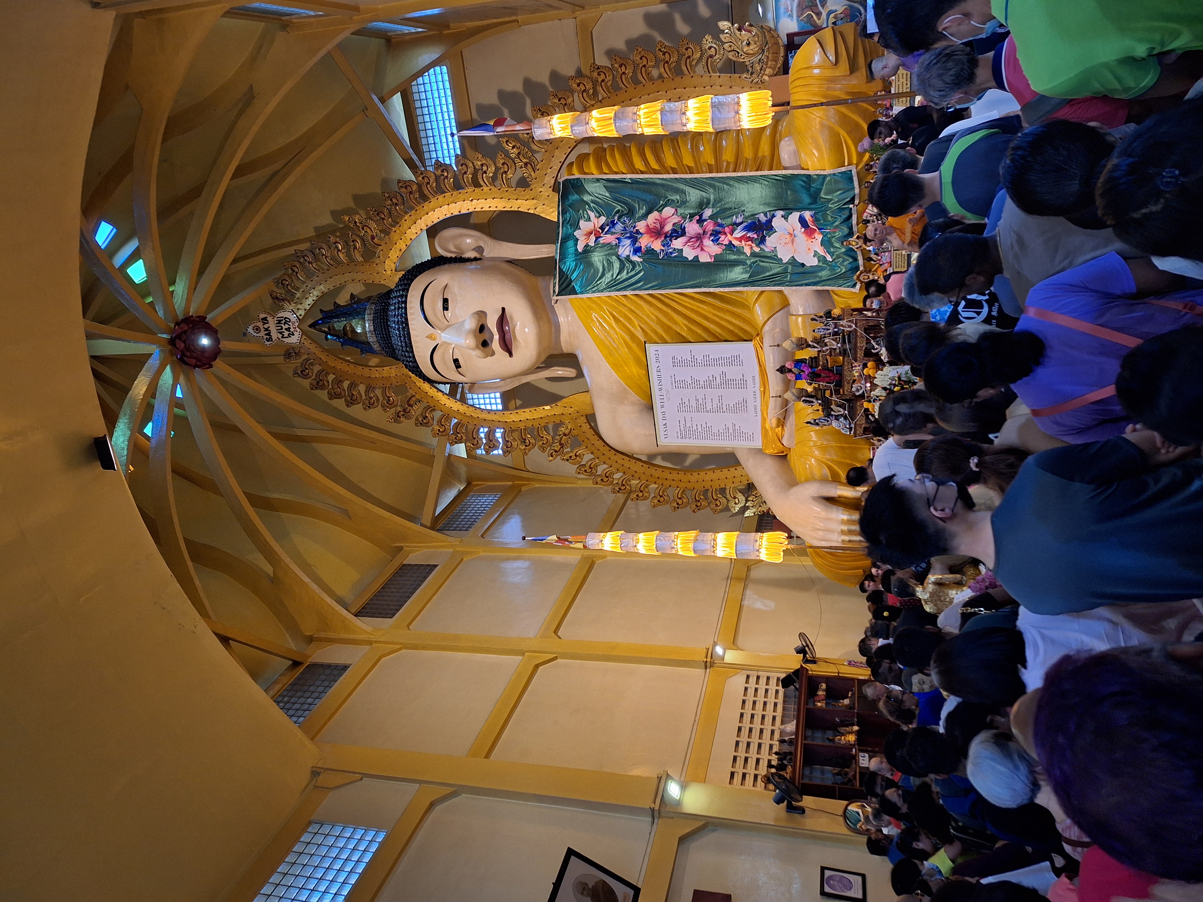 Sakya Muni Buddha Gaya Temple On Vesak Day