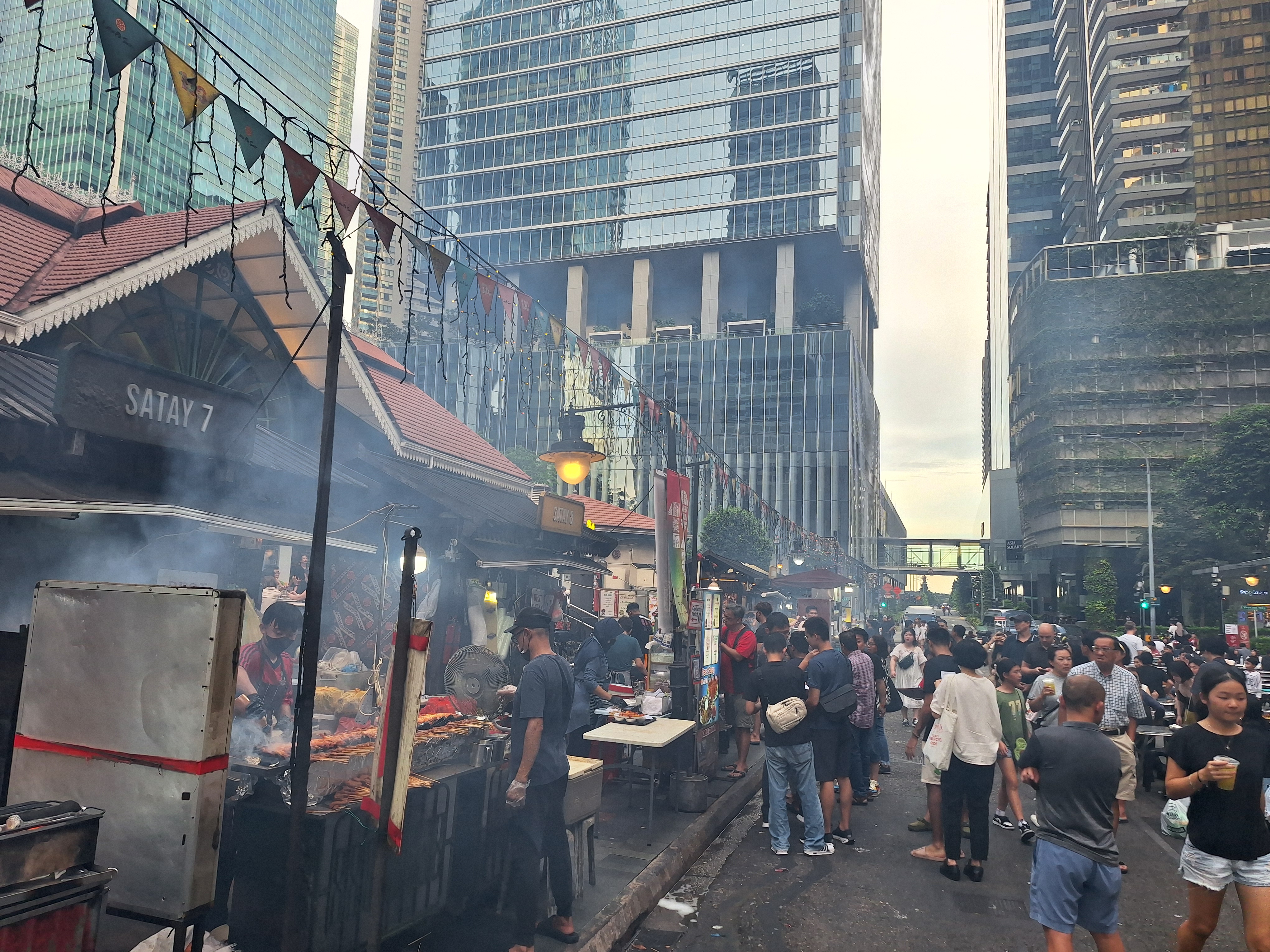 Satay Street At Lau Par Sat